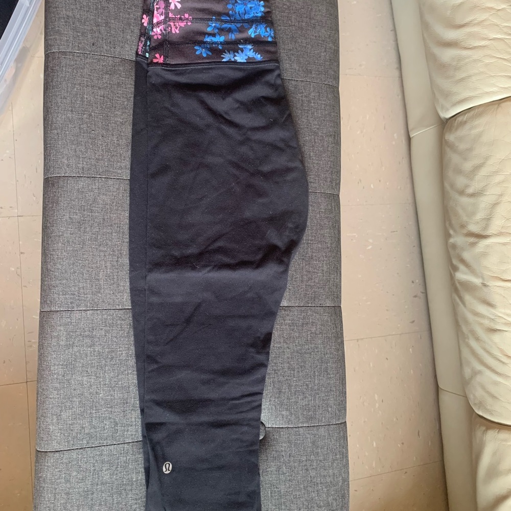 Floral Print Lululemon Leggings